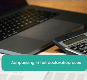 Aanpassingen in het declaratieproces vanaf 1 november